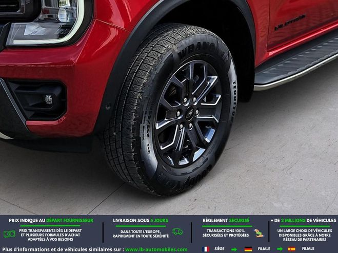 Ford Ranger DOUBLE CABINE 2.0 205 CH BVA e-4WD Rouge M�tallique de 2023