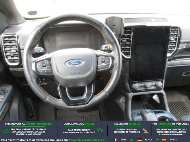Ford Ranger DOUBLE CABINE 2.0 205 CH BVA e-4WD Noir M�tallique de 2023