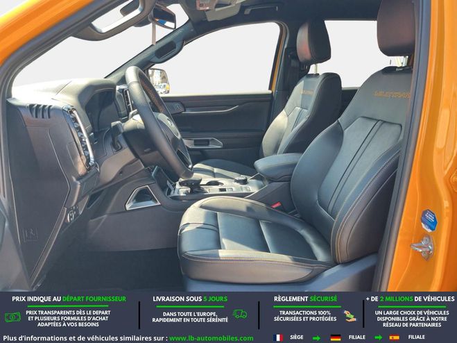 Ford Ranger DOUBLE CABINE 3.0 V6 240 CH BVA e-4WD Orange M�tallique de 2025