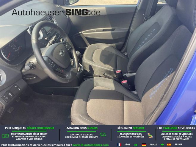 Hyundai I10 1.2 87 BVM Bleu M�tallique de 2019