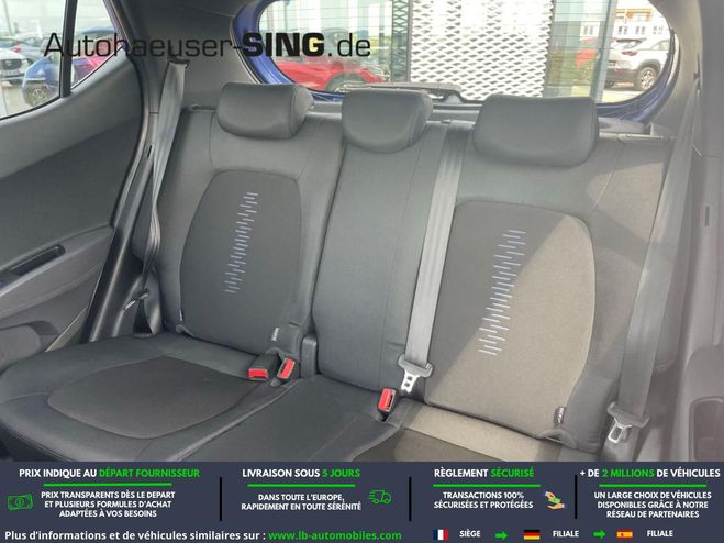 Hyundai I10 1.2 87 BVM Bleu M�tallique de 2019