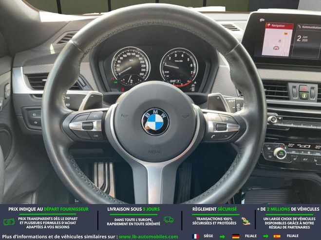 BMW X2 sDrive 20i 192 ch BVA Noir M�tallique de 2019