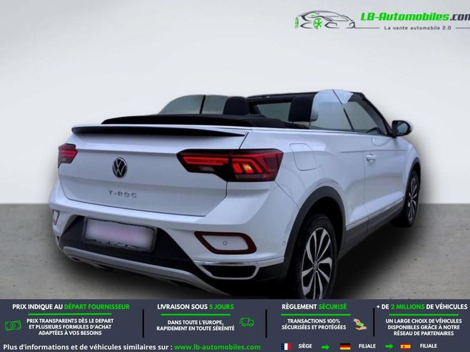 Volkswagen T-Roc Cabriolet 1.0 TSI 110 Start/Stop BVM Blanc de 2022