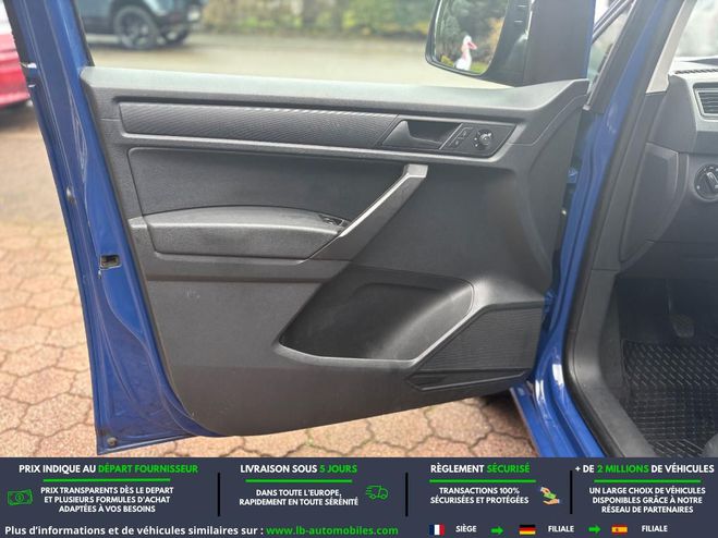 Volkswagen Caddy 102 ch BVM Bleu de 2019