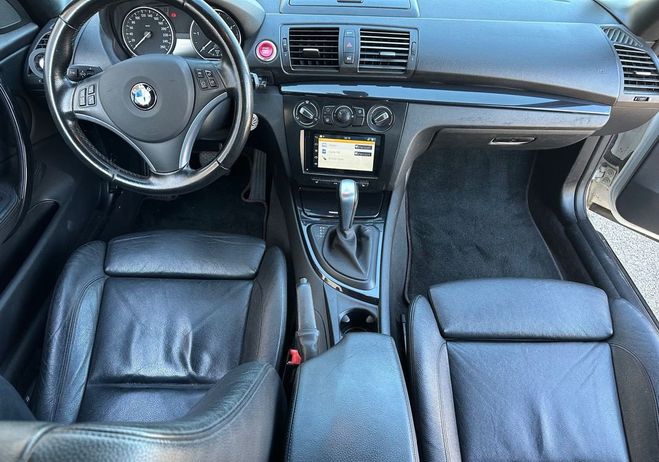 BMW Serie 1 E88 CABRIOLET 2.0 120D 175ch CONFORT BVA Blanc de 2011