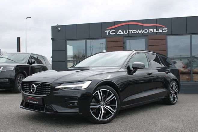 Volvo V60 B5 hybride 250 Geartronic 8 R-Design Noir de 2021