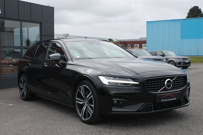 Volvo V60 B5 hybride 250 Geartronic 8 R-Design Noir de 2021