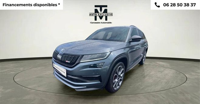 Skoda Kodiaq 2.0 Bi-TDI 240 SCR DSG7 4x4 7pl RS Noir de 2019