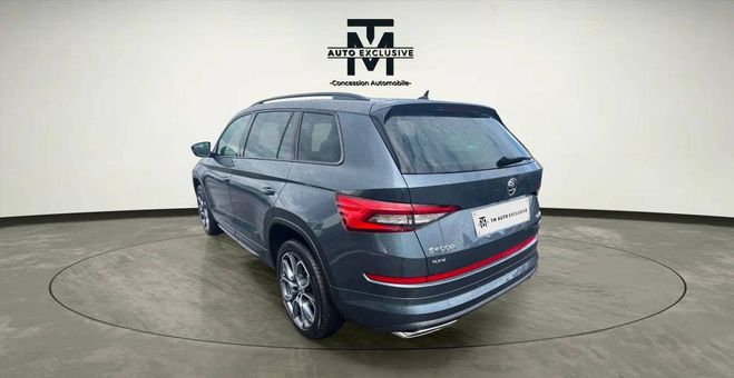Skoda Kodiaq 2.0 Bi-TDI 240 SCR DSG7 4x4 7pl RS Noir de 2019