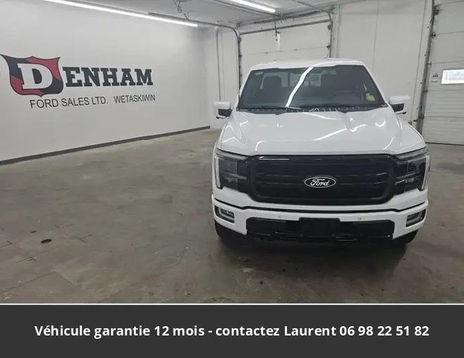 Ford F150 lariat ethanol 5.0l supercrew 4x4 tout c Blanc de 2024