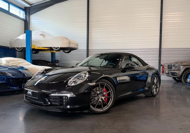 Porsche 911 991 Carrera S Cabriolet 400 cv Sport chr Noir de 2012