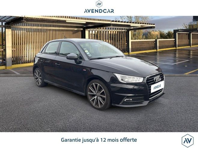Audi A1 Sportback 1.4 TDI 90 S-LINE Noir de 2016