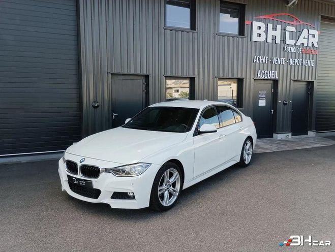 BMW Serie 3 318D 143CV BVA8 M-SPORT CHAINE DE DISTRI Blanc de 2014