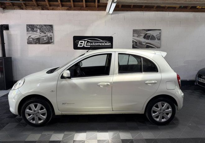 Nissan Micra 1.2 80 IV 2010 BERLINE Connect Edition P Blanc de 2013