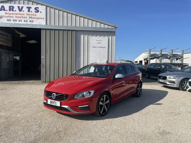Volvo V60 rdesign rouge de 2018