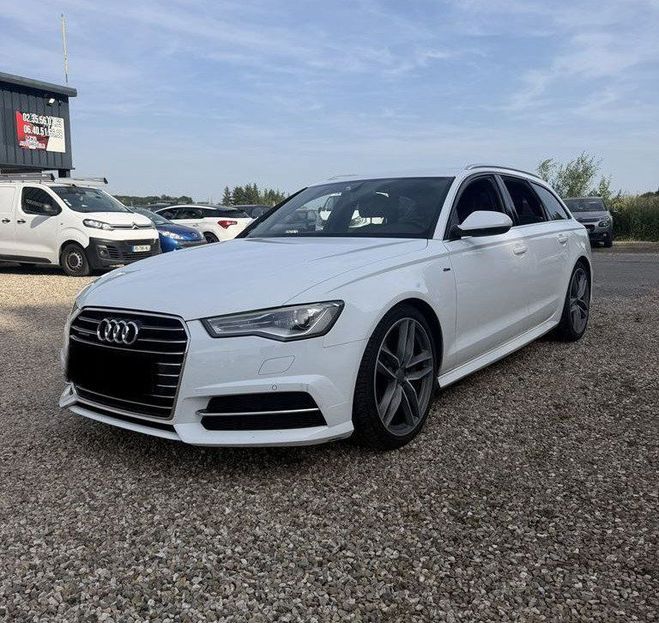 Audi A6 S line 3.0TDI 218 V6 24V Blanc de 2016