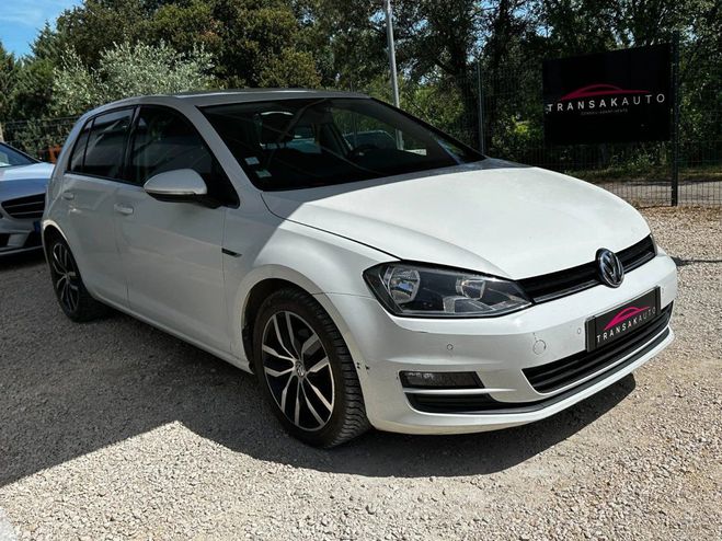 Volkswagen Golf vii 2.0 tdi 150 dsg6 lounge re main came Blanc de 2016