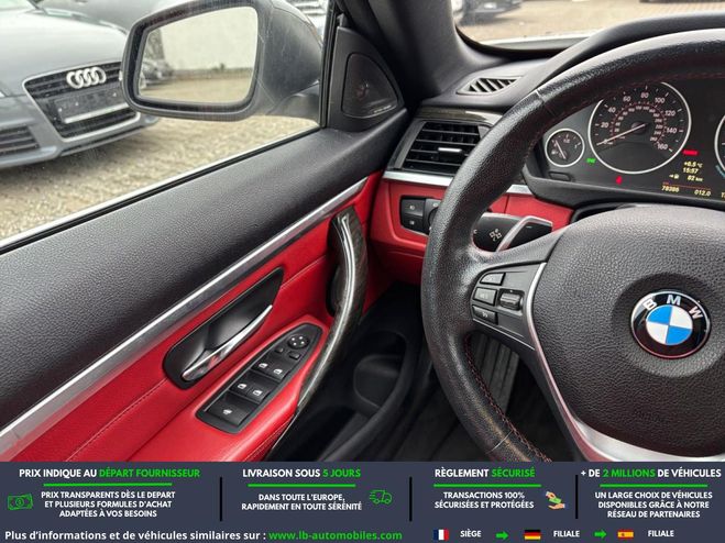 BMW Serie 4 245ch BVA Blanc M�tallique de 2014