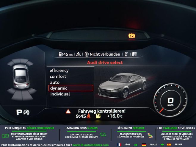 Audi TT 230ch BVA Bleu M�tallique de 2017