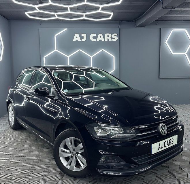 Volkswagen Polo 1.0 tsi 95ch confortline 1ere main gps c Noir de 2018