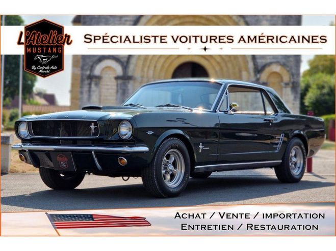Ford Mustang COUPE 289ci V8 VERT FONCE de 1966