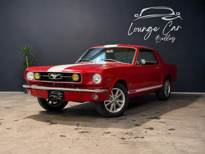 Ford Mustang 289 CI Frein Wilwood - Mastervac - Carbu Rouge de 1966