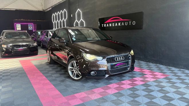 Audi A1 1.6 tdi 105 cv s line bluetooth sieges p Marron de 2010
