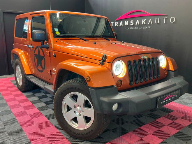 Jeep Wrangler 2.8 crd 200 sahara - troisieme main suiv Orange de 2011