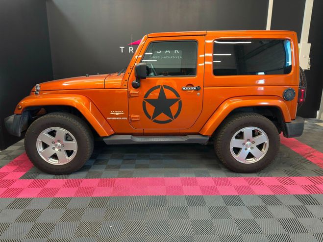 Jeep Wrangler 2.8 crd 200 sahara - troisieme main suiv Orange de 2011