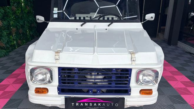 Citroen Mehari 4x2 0.6 l 29 cv club cassis sellerie cui Blanc de 1984