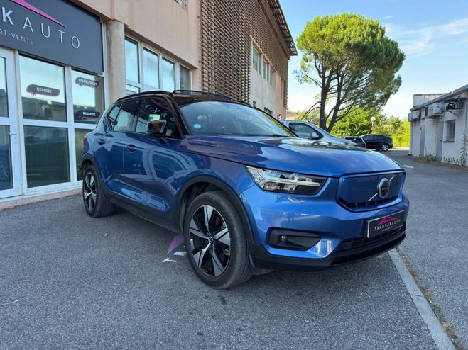 Volvo XC40 recharge twin awd 408 ch 1edt pro suivi  Bleu de 2021