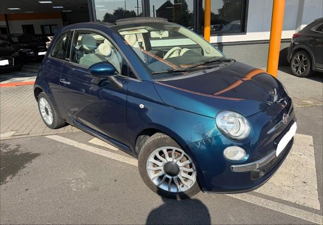Fiat 500 Cabrio Lounge Bleu de 2013