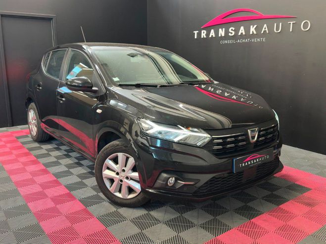 Dacia Sandero tce 90 - 22b confort re main suivi compl Noir de 2022