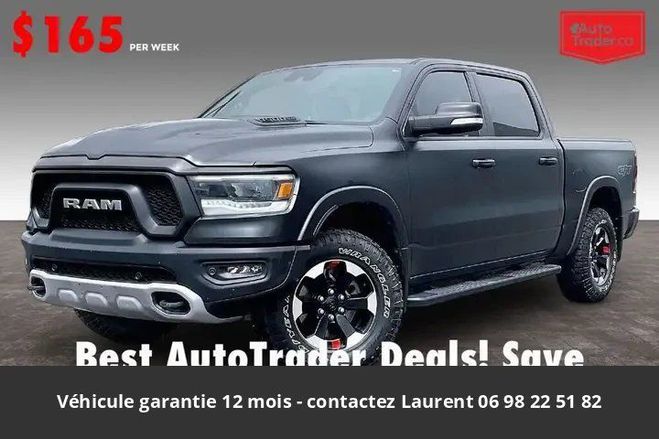 Dodge Ram rebel 12p 5.7l 4x4 tout compris hors hom Noir de 2022