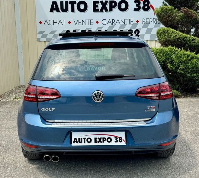 Volkswagen Golf 7 TSI 140 CARAT DSG 2013 95000 kms 10990 Bleu de 2013
