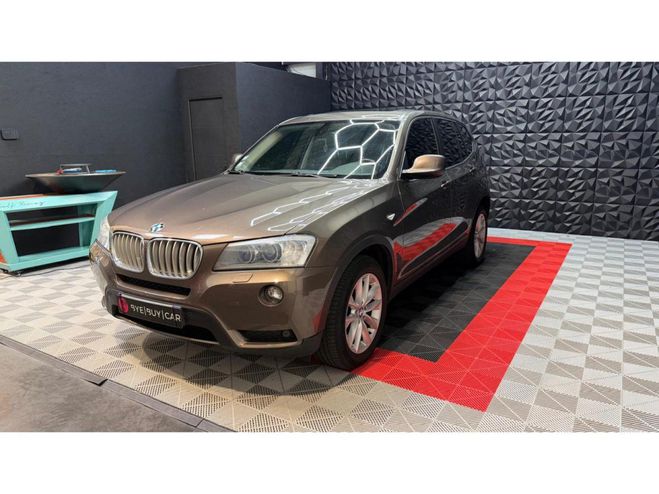 BMW X3 30D xDrive 258CH PACK LUXE TOIT OUVRANT  MARRON FONCE de 2011
