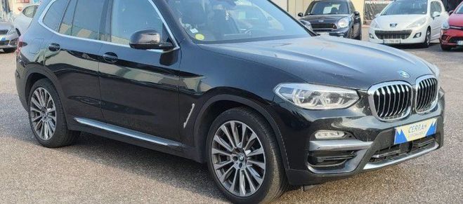 BMW X3 (G01) XDRIVE30DA 265CH LUXURY Noir de 2019