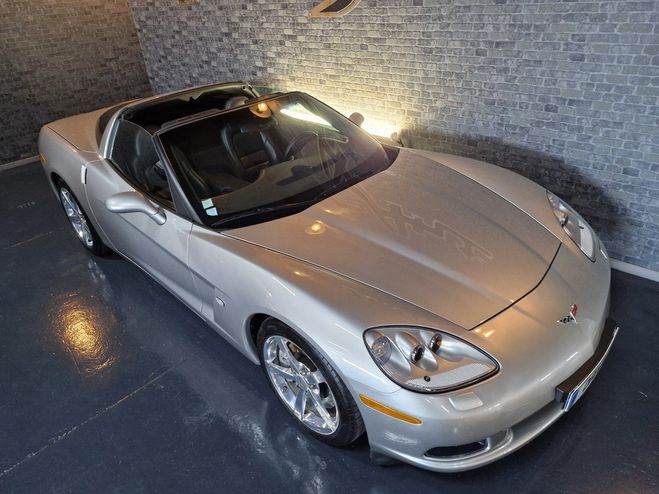 Chevrolet Corvette C6 6.2L LS3 BVA Targa 437ch 2e main gris argent de 2009