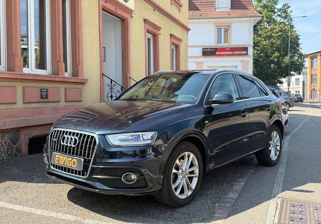Audi Q3 2.0 tdi 175 s-line quattro radar av-ar g Noir de 2014