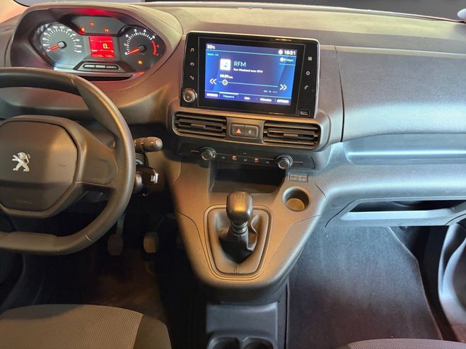 Peugeot Partner FOURGON M 110ch BVM6 Tr�s bon �tat Garan Blanc de 2021