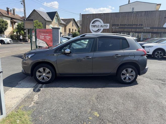 Peugeot 2008 1.6 BlueHDi - 100 Style gps   clim   rad GRIS FONCE de 2018