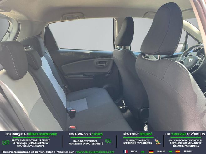 Toyota Yaris 70 VVT-i BVM Blanc de 2019