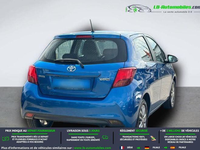 Toyota Yaris 100 VVT-i BVM Bleu M�tallique de 2015