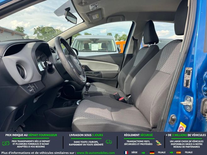 Toyota Yaris 100 VVT-i BVM Bleu M�tallique de 2015