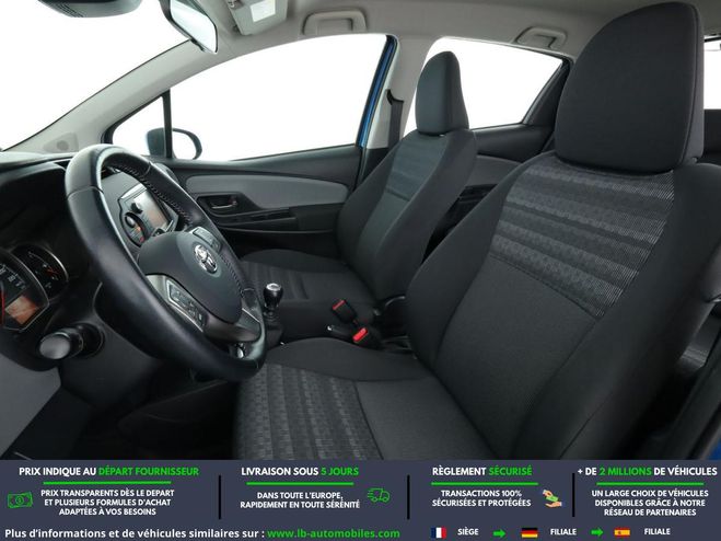 Toyota Yaris 100 VVT-i BVM Bleu M�tallique de 2016
