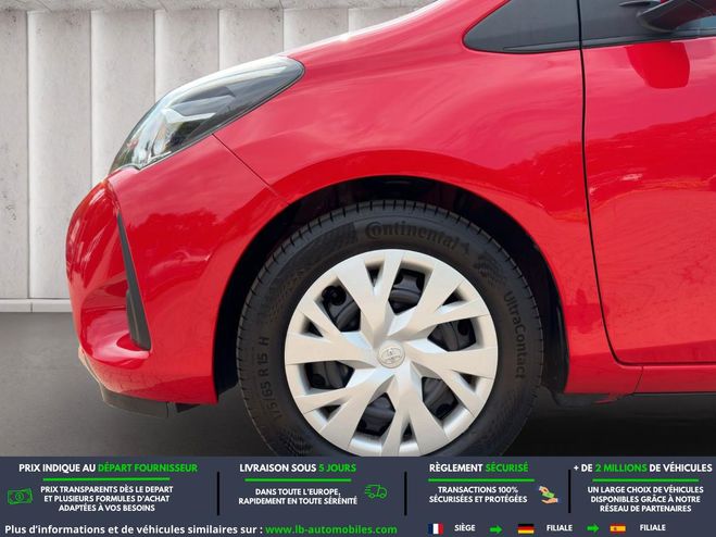 Toyota Yaris 70 VVT-i BVM Rouge de 2019