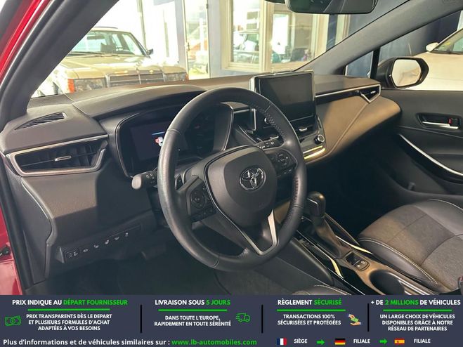 Toyota Corolla Hybride 184h BVA Rouge M�tallique de 2022