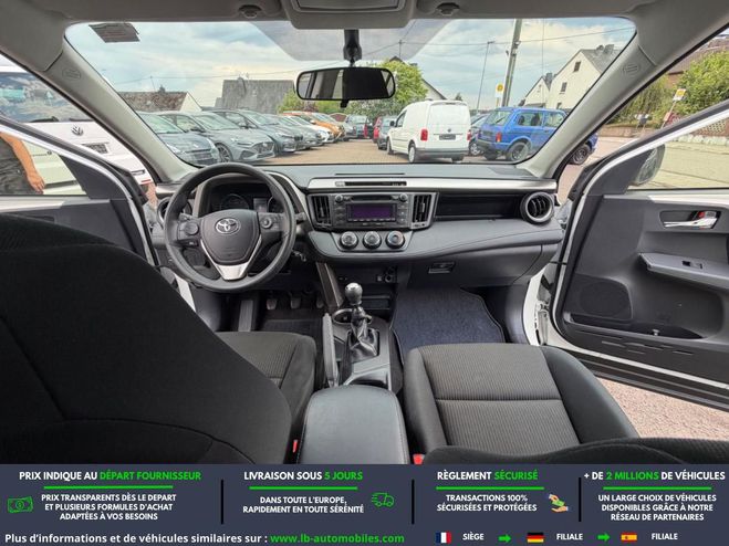Toyota RAV 4 151 VVT-i AWD BVM Blanc de 2018