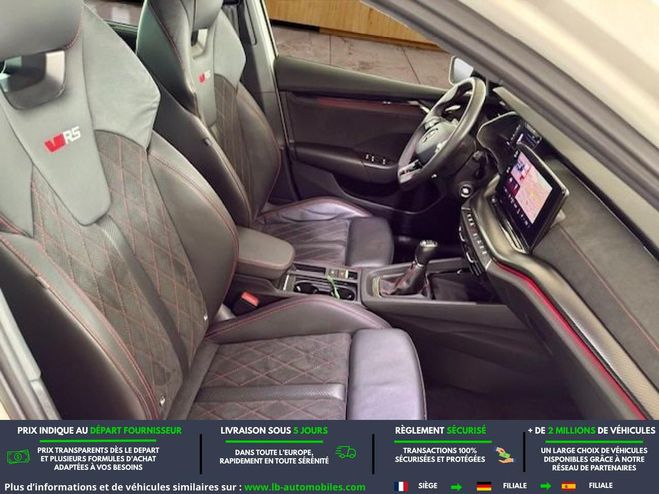 Skoda Octavia 2.0 TSI 245 ch BVM Blanc de 2022