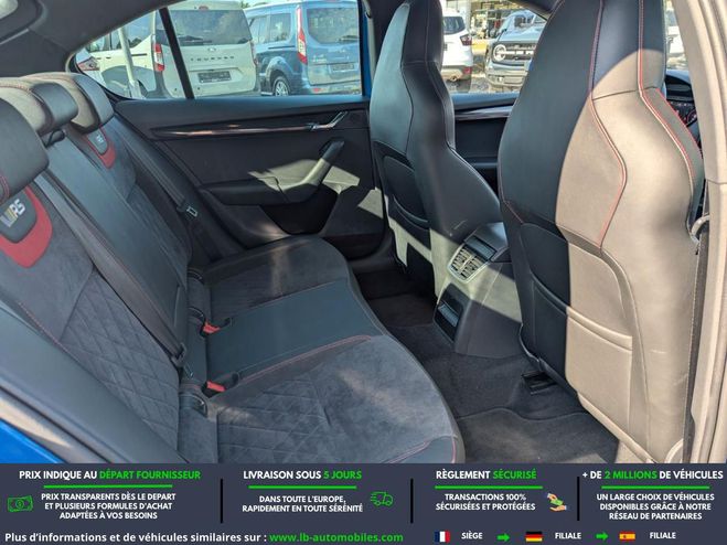 Skoda Octavia 2.0 TSI 245 ch BVA Bleu M�tallique de 2019
